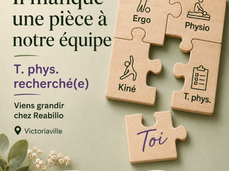 🚨 ON CHERCHE NOTRE PROCHAIN(E) T. PHYS.! 🚨