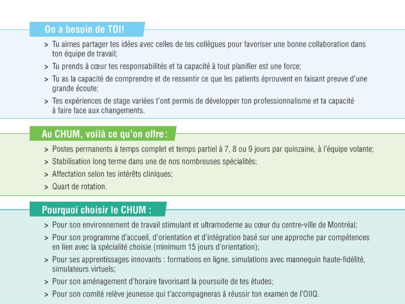 Candidat·e·s à l'exercice de la profession infirmière (CEPI)